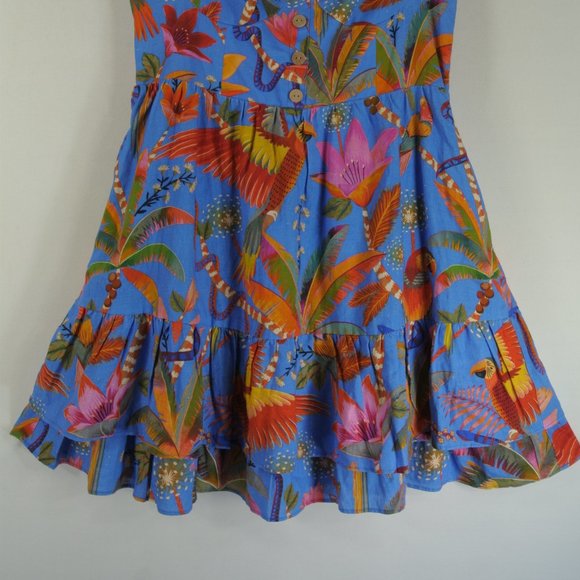 NEW Farm Rio Macaw Party Mini Dress size S #2909 - Picture 6 of 11